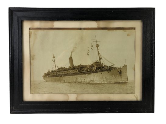 WWI USS Sierra Framed Photograph - #A4