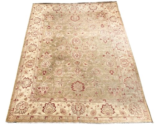 Vintage Hand Knotted Turkish 9X13 Area Rug - #BR