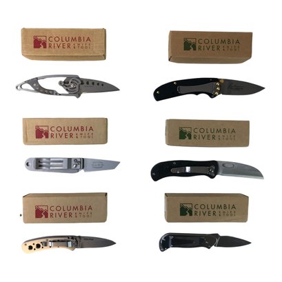 Columbia River Knife & Tools Folding Knives (Set Of 6) - #S7-4