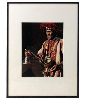 1982 'Water Seller, Morocco' Signed Limited Edition Photograph, Nick Zungoli (American, 20th C.) - #C3