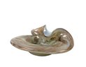 Mid-Century Murano Gold Fleck Art Glass Bowl - #FS-4