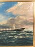 M.S. Tamerlane Norwegian Merchant Ship Framed Print On Canvas - #SW-F