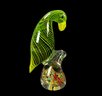 Hand Blown Glass Parrot Statue - #FS-8