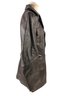 Vintage Alexander's Genuine Leather Belted Coat, Size 40 - #S-004