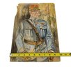 Watercolor Portrait Painting Of Marshal Ferdinand Foch, Signed R. Piacente - #S11-4