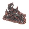 Chinese Hand Carved Soapstone Dragon & Tiger Statue - #FS-3