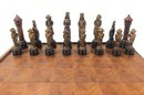 Vintage Carved Wood Chess Set - #S7-1