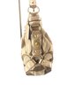 COACH Carly Signature Metallic Gold & Brown Shoulder Bag - #S16-5