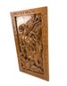 Thai Deity Carved Wood Panel, Wall Mount - #SW-F