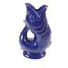 Blue Gluggle Jug By Wade Potteries, Made In Stock On Trent, England - #S6-3