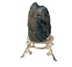 Blue Agate Geode With Stand - #S6-3