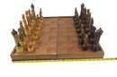 Vintage Carved Wood Chess Set - #S7-1