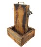 Rustic Wooden Beer Bottle Carrier With Opener - #S14-4