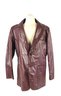 Vintage Genuine Leather Blazer Jacket By Di Josepinni For Cosmopolitan Leather Corp. - #S-008