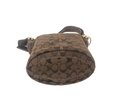 COACH Shoulder Bag, Signature Dark Brown Canvas & Leather - #S16-5