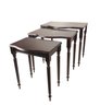 Trio Of Spindle Leg Nesting Tables, Made In Taiwan - #S9-F