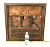 Elk Mountain Amber Ale 3D Tavern Sign - #LBW-W
