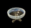 Black Glass Nut Bowl, 1960 Dugan Winter Cabbage Opalescent Ruffle Candy Dish & More - #S6-2