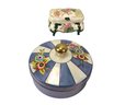 Collection Of Vintage Jewelry & Trinket Boxes: German, Japanese, Gliner Pottery & More - #S15-2