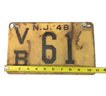 Vintage 1939 & 1948 New Jersey License Plates - #S23-2