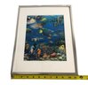 Framed Royce B. McClure Beach & Tropical Fish Hologram Wall Art - #S16-4