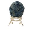 Blue Agate Geode With Stand - #S6-3