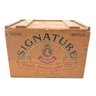Signature Stroh Wooden Beer Bottle Crate With Lid - #S3-5
