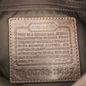COACH Shoulder Bag, Signature Dark Brown Canvas & Leather - #S16-5