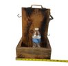 Rustic Wooden Beer Bottle Carrier With Opener - #S14-4