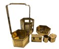 Vintage Brass Chinese Noodle Cart - #W1