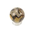 Polished Septarian Sphere With Stand, Jasper Freeform & Geode - #JC