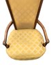 Hollywood Regency Style High Back Upholstered Armchair - #SW