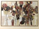 1955 Signed Edmond Casarella Abstract Serigraph 'Rock Image,' Limited Ed. - #SW-7