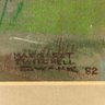 1982 Forest Landscape Pastel On Paper, Signed Margaret Twitchell Swank - #A11