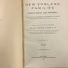 New England Families Genealogical & Memorial 4-Volume Hardcover Set, Copyright 1914 - #S7-2