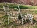 Mid-Century Wrought Iron Patio Chairs - #BOB