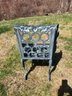 Painted Metal Garden Chair - #BOB