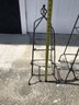 Wrought Iron Obelisk Display Shelves / Garden Trellises (Set Of 3) - #BOB