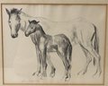 Signed Anne Goldthwaite Lithograph, 'Mare & Foal' - #A1