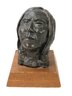 Sitting Bull Bronze Bust, Signed - #FS-5