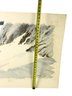1984 Signed Harry Swanson Winter Landscape Watercolor Painting, 'Ravine' - #S27-3