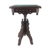 Eastlake Walnut Pedestal Table By S.C. Small & Co. Parlor, Church And Lodge Furniture - #FF