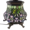 Stained Glass Tiffany-Style Table Lamp, (WORKS) - #W1