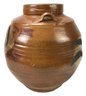 Salt Glazed Earthenware Double Handle Pottery Jar - #S18-2