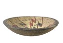 Handcrafted Native American Textured Wood Bowl - #S12-4