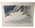 1984 Signed Harry Swanson Winter Landscape Watercolor Painting, 'Ravine' - #S27-3