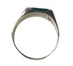 Mexican Sterling Silver & Turquoise Ring, Size 7-3/4 - #JC-B