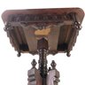 Eastlake Walnut Pedestal Table By S.C. Small & Co. Parlor, Church And Lodge Furniture - #FF