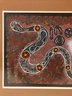 Australian Indigenous Oil Painting On Canvas Board - #B4