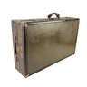 Vintage Steamer Trunk Suitcase With Wardrobe Dividers - #S10-1